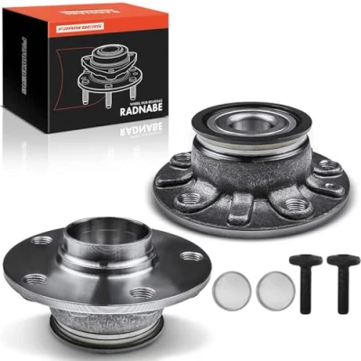 Immagine di Frankberg 2 x mozzo ruota set cuscinetto asse posteriore compatibile con Golf VI 5K1 2008 2013 VII 5G1 BE1 2012 2020 A3 8P7 Sportback 8PA 2004 2013# 1K0598611