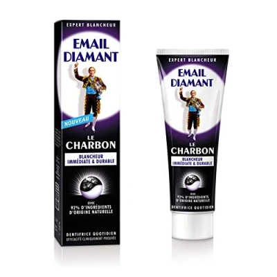 Immagine di Email Diamant Carbone Dentifricio Bianchezza immediata e duratura Uso quotidiano 75 ml Confezione da 4