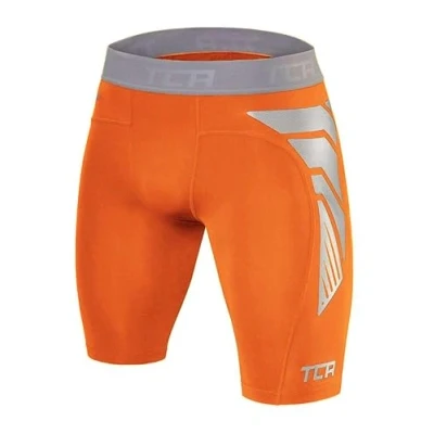 Immagine di TCA Shorts Carbonforce Termici a Compressione per Ragazzo Arancia, L Ragazzi (10 12 Anni)