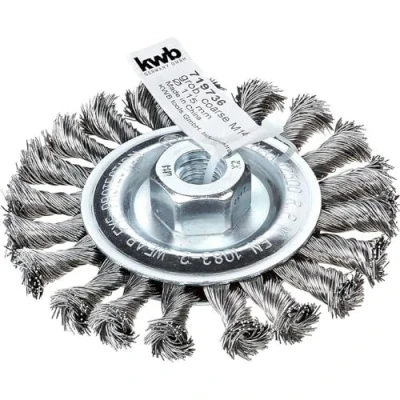 Immagine di kwb Spazzole a disco AGGRESSO FLEX ®, filo in acciaio HSS con punta per luso smerigliatrice angolare 719736 1 pz.
