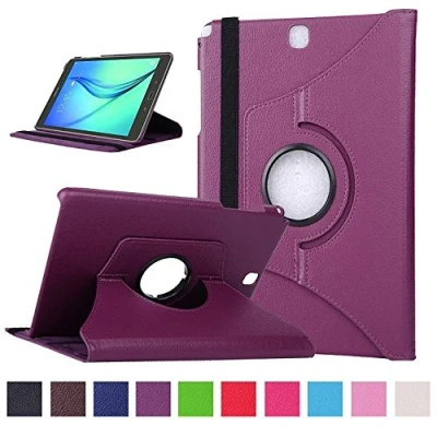 Immagine di Custodia protettiva per Samsung Galaxy Tab 3 Lite 7.0, ruota A 360, fodera in cuoio 7.0 SM T110 (7 pollici), apertura libro, e stand che permette di mantenere il dispositivo alzato rosso 9.7