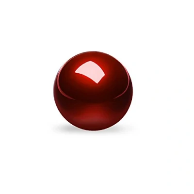 Immagine di perixx PERIPRO 304 Trackball da 55 mm, finitura lucida, compatibile con altri mouse trackball, colore: Rosso