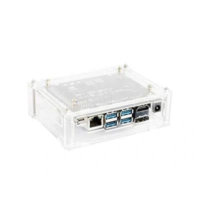 Immagine di IBest Acrylic Clear Case (Type A) for NVIDIA Jetson Nano Developer Kit Easy Access to The Peripheral Connectors And Supports Cooling Fan