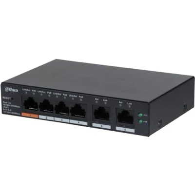 Immagine di SWITCH IT DAHUA DH CS4006 4GT 60 GIGABIT WITH 4 PORT POE