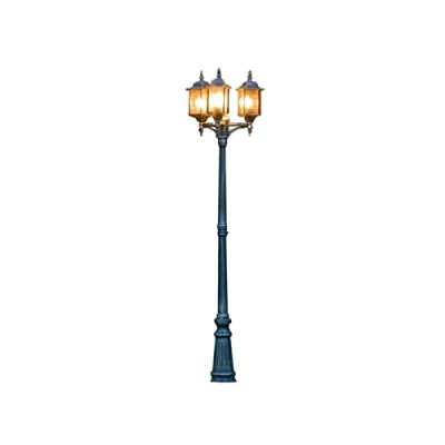 Immagine di Konstsmide 7244 759 Milano Lampada da terra per esterni a risparmio energetico E27 75 W Nero, Argento