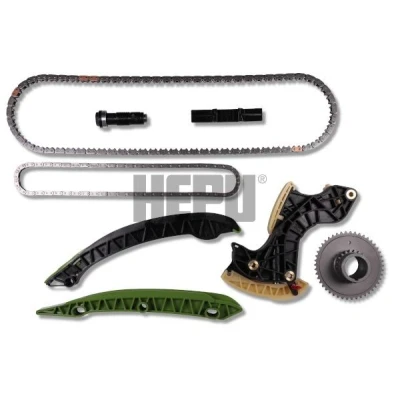 Immagine di HEPU 21 0326 Kit Catena distribuzione con ingranaggio comando dentata, chiusa MERCEDES BENZ: Classe C Sedan