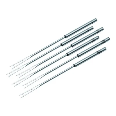 Immagine di Kuhn Rikon 32208 Set forchette per fonduta di Formaggio/Carne, in plastica, 6 Pezzi