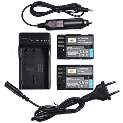 Immagine di DSTE 2 Pack Batteria + Caricabatteria Compatibile per Pentax D LI90 K 01 3 3II 5 52K 5II 5IIs 7 7D645D 645Z Digatal Camera