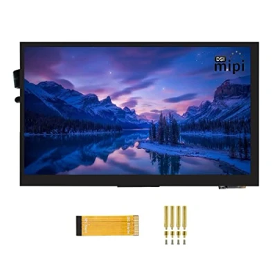 Immagine di Monitor Touchscreen da 5 Pollici per Raspberry Pi Schermo DSI LCD Display 800 x 480 4B 3B + 3A 2B B A CM3 / 3 Compatibile con Raspbian Ubuntu Kali WIN10 IoT RetroPie