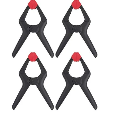 Immagine di 4 morsetti a molla 40 mm 5 kg TOOLCRAFT 1611470 Apertura (max.):40 Dimensione del prodotto, lunghezza: 115 Misura della sporgenza:50