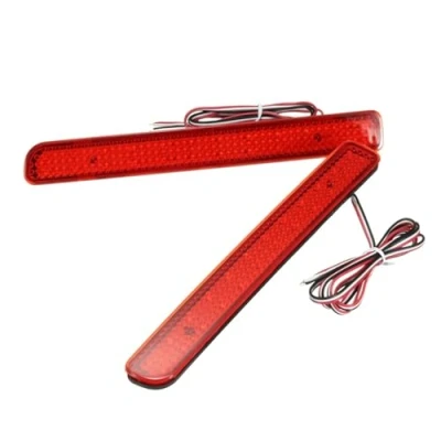 Immagine di QILINGS Luci Posteriori per Land Rover Discovery 3 4 2005 2013 L320 2010 Coppia Paraurti posteriore Riflettore Luce LED Auto Coda Brak Fari