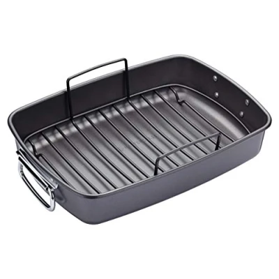 Immagine di MasterClass Roasting Tin with rack 40 x 28 cm standard non stick coating