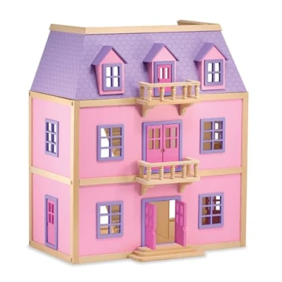 Immagine di Melissa &amp; Doug Casa per Bambole in Legno, Multicolore, 14570