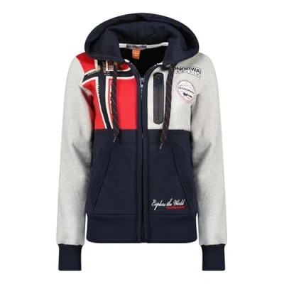 Immagine di Geo Norway Gexplore Felpa con zip, Donna, Taglia: Large, Grey