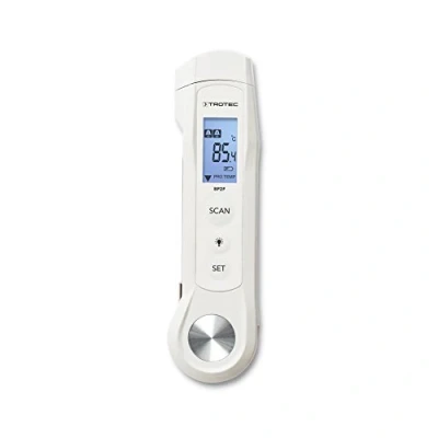 Immagine di TROTEC termometro BP2F digitale per carne cucinare campo di misura da 40 C a +200 C, infrarossi fino +280 IP65, lampada LED
