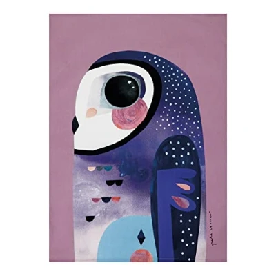 Immagine di Maxwell &amp; Williams Pete Cromer Bird Strofinaccio da Cucina Multicolore 100% Cotone, Motivo Gufo, 70 x 50 cm