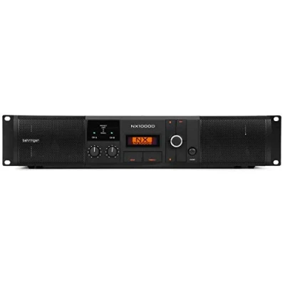 Immagine di BEHRINGER NX1000D FINALE DI POTENZA 1000 WATT 2 CANALI CON COMPENSAZIONE AUTOMATICA DELL&#039; IMPEDENZA + DSP