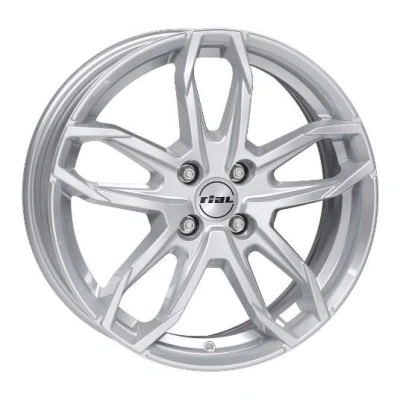 Immagine di RIAL 4 fori 16Inch 100mm cerchio in lega Lucca Argento polare LUC65645A21 0 Cerchione