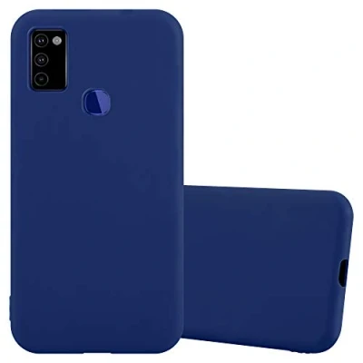 Immagine di Cadorabo Custodia per Samsung Galaxy M51 US Version in CANDY BLU SCURO Morbida Cover Protettiva Sottile di Silicone TPU con Bordo Protezione Ultra Slim Case Antiurto Gel Back Bumper Guscio