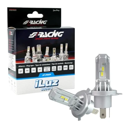 Immagine di SIMONI RACING Z4 LED Conversion ILuz, Lampadine H4 H19 a per Auto, 6500K luce Bianca