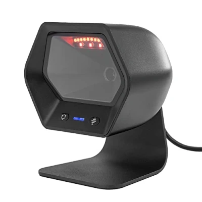 Immagine di NETUM 1D 2D QR Scanner Vivavoce USB Barcode Omnidirezionale Wired Lettore di Codici a Barre per Mobile Pagamento Computer Screen Scan Support PDF417, Securpharm Code(matrice dati) NT 7060