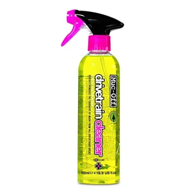 Immagine di Muc Off Bio Drivetrain Cleaner, 500 ml Spray Pulisci Catena Bici e Sgrassatore Efficace Biodegradabile Per la Pulizia di Ogni Tipo