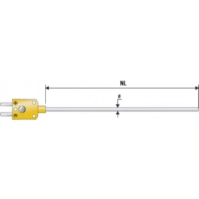 Immagine di B + Thermo Technik K625 0150 10 Sonda ad immersione 200 fino a +800 C Sensore tipo K