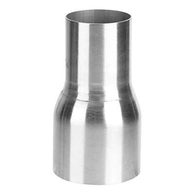 Immagine di adattatore per tubo di scarico, riduttore connettore scarico universale in acciaio inossidabile Parte modificata(57 76MM)