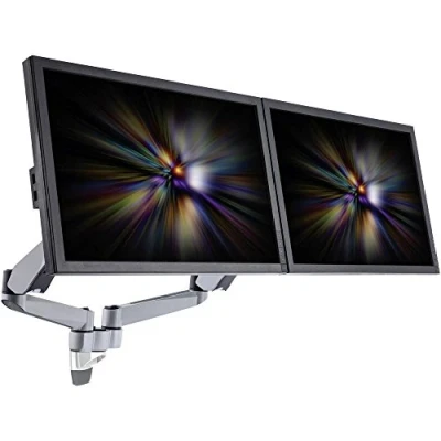 Immagine di SpeaKa Professional SP 1624884 Superflex 2 vie Supporto a muro per monitor 25,4 cm (10) 68,6 (27) Argento/Nero Regolabile in altezza, Inclinabile,