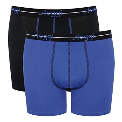 Immagine di Sloggi 2ER Packstart C2P BOX Slip, Uomo, Taglia: XL, Schwarz blau
