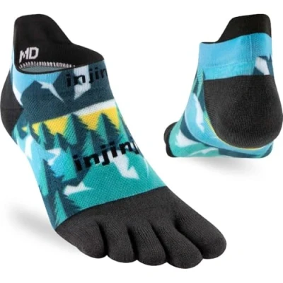 Immagine di Injinji RUN LIGHTWEIGHT NO SHOW SPECTRUM EVERGREEN M, multicolore, M