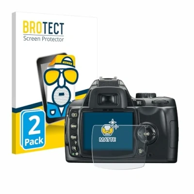 Immagine di brotect Pellicola Protettiva Opaca per Nikon D60 Anti Riflesso (2 Pezzi)