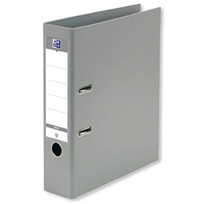Immagine di OXFORD Raccoglitore a leva, Smart Pro+ A4XL, dorso 80 mm, 2 anelli, copertina in polipro, 28,3 x 32 8 cm, colore: Grigio