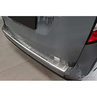 Immagine di Avisa Protezione paraurti Posteriore in Acciaio Inox Compatibile con Mercedes Citan (W420) Box/Tourer 2021 &#039;Ribs&#039;