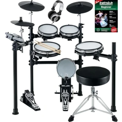 Immagine di XDrum DD 530 batteria elettronica pelli mesh Set con sgabello e cuffie