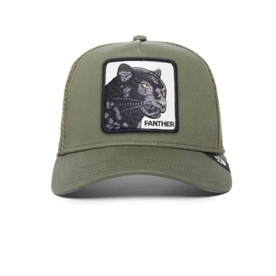 Immagine di Goorin Bros. Berretto da baseball unisex The Farm Trucker in rete per uomo e donna, Oliva (The Panther), Taglia unica