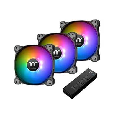 Immagine di Thermaltake 3x Pure 14 ARGB Sync Ventola per PC case Nero, RGB (L x A P) 140 25 mm incl. Illuminazione LED