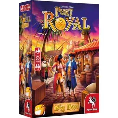 Immagine di Asmodee Funforge Port Royal Big Box Giochi da tavolo Gioco di carte Stop o Ancora a partire 8 anni 1 5 giocatori Versione italiana
