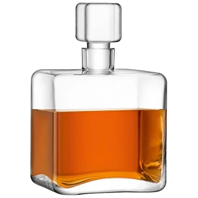 Immagine di LSA Cask Whisky Decanter quadrato 1L Trasparente 1 unità Vetro soffiato a bocca e fatto mano KC04