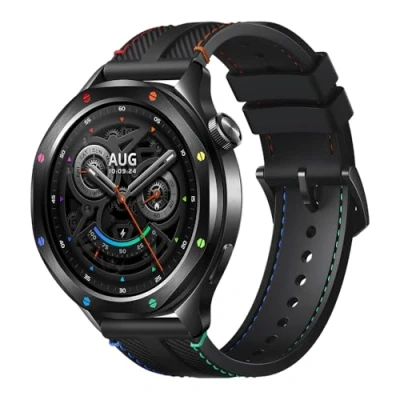 Immagine di Xiaomi Watch S4, Smartwatch, Corona Rotante, Ghiera Intercambiabile, Schermo AMOLED da 1.43&quot;, Fino a 15 giorni di autonomia, Monitoraggio Salute, HyperOS 2.0, 150+ modalità sportive, Arcobaleno