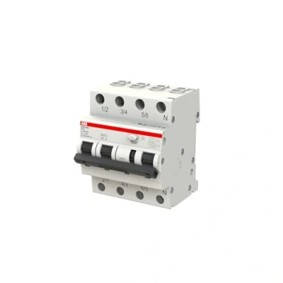 Immagine di ABB DS203NC INT DIF MAG 6 KA 3P+N A C32 30MA