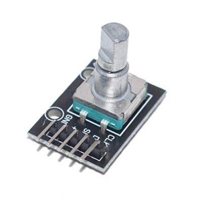 Immagine di YUNIQUE GREEN CLEAN POWER Modulo Rotary Encoder KY 040 per Raspberry Pi e Arduino Girevole Premibile Uso Infinito Regolatore Sensore di Luminosità, Metallo