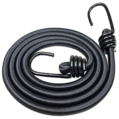 Immagine di DRERIO 2m Corde Elastiche con Gancio, Extra Lungo Cavi Elastici Forte per Teloni, Bici, Macchina, Luggee