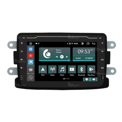 Immagine di Autoradio Custom Fit per Dacia Duster Android GPS Bluetooth WiFi Dab USB Full HD Touchscreen Display 7&quot; processore 8core e comandi vocali!
