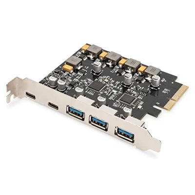 Immagine di Digitus DS 30222 5 Porte Scheda PCI Express PCIe