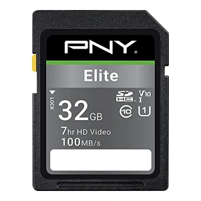 Immagine di PNY Elite SDHC card 32GB Class 10 UHS I U1 100MB/s