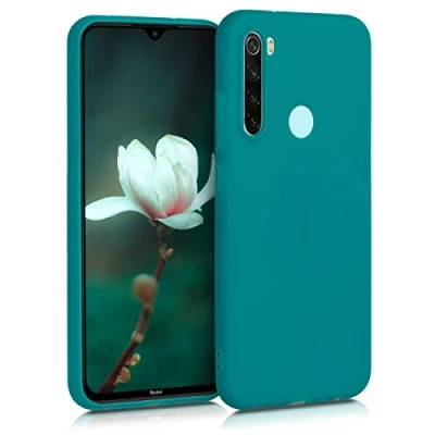 Immagine di kwmobile Custodia Compatibile con Xiaomi Redmi Note 8 (2019/2021) Cover Back Case per Smartphone in Silicone TPU Protezione Gommata petrolio matt