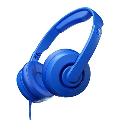Immagine di Skullcandy Cassette Junior Cuffie con Filo On Ear, Controllo del Volume e Microfono, Compatibili Dispositivi Bluetooth Computer Blu
