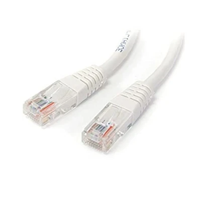 Immagine di StarTech.com Cavo patch UTP Cat5e RJ45 modellato bianco da 15 m Cat 5e,