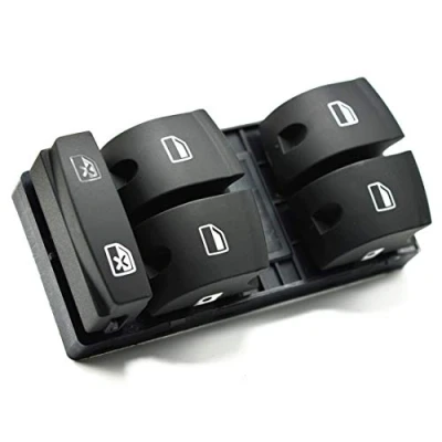 Immagine di HZTWFC Pulsante dell&#039;interruttore di controllo della finestra Master lato conducente OEM # 4F0 959 851 4F0959851F 4F0959851 4FD 851A per Audi A6 C6